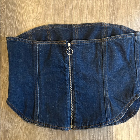 Artizia Denim Forum 90s Denim Debbie Bustier - Picture 3 of 3